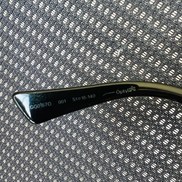 Gucci Black Eyeglass Frames - Picture 11 of 12